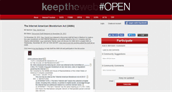 Desktop Screenshot of keepthewebopen.com